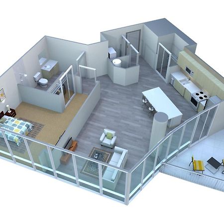 Placemakr Premier Sobro แนชวิลล์ ภายนอก รูปภาพ 3D floor plan