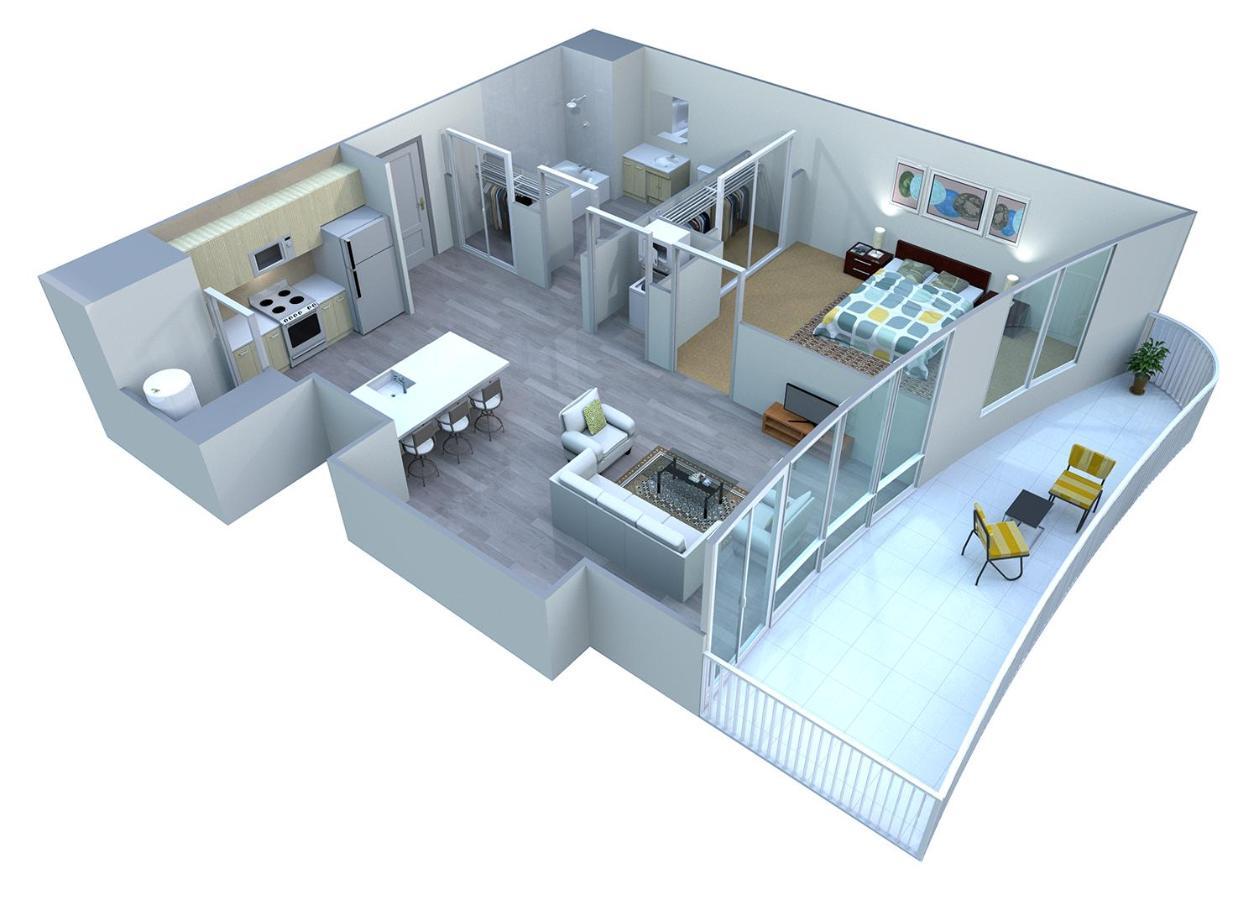 Placemakr Premier Sobro แนชวิลล์ ภายนอก รูปภาพ 3D floor plan
