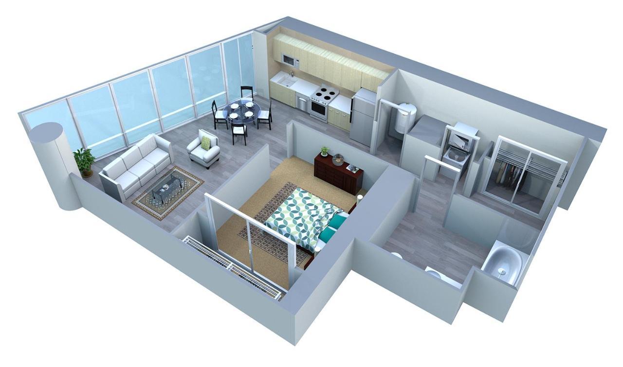 Placemakr Premier Sobro แนชวิลล์ ภายนอก รูปภาพ 3D floor plan